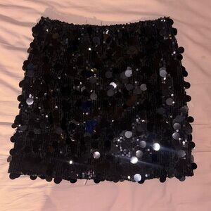 Black sparkly skirt, never worn
